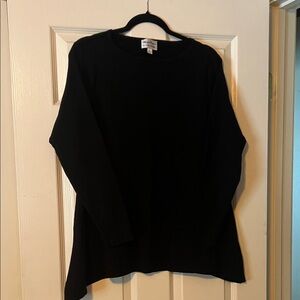 Linea by Louis Dell'Olio Black Crewneck Sweater